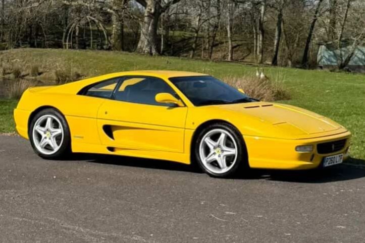 1995 Ferrari F355 6-spd, Giallo Modena/Nero, non-airbag